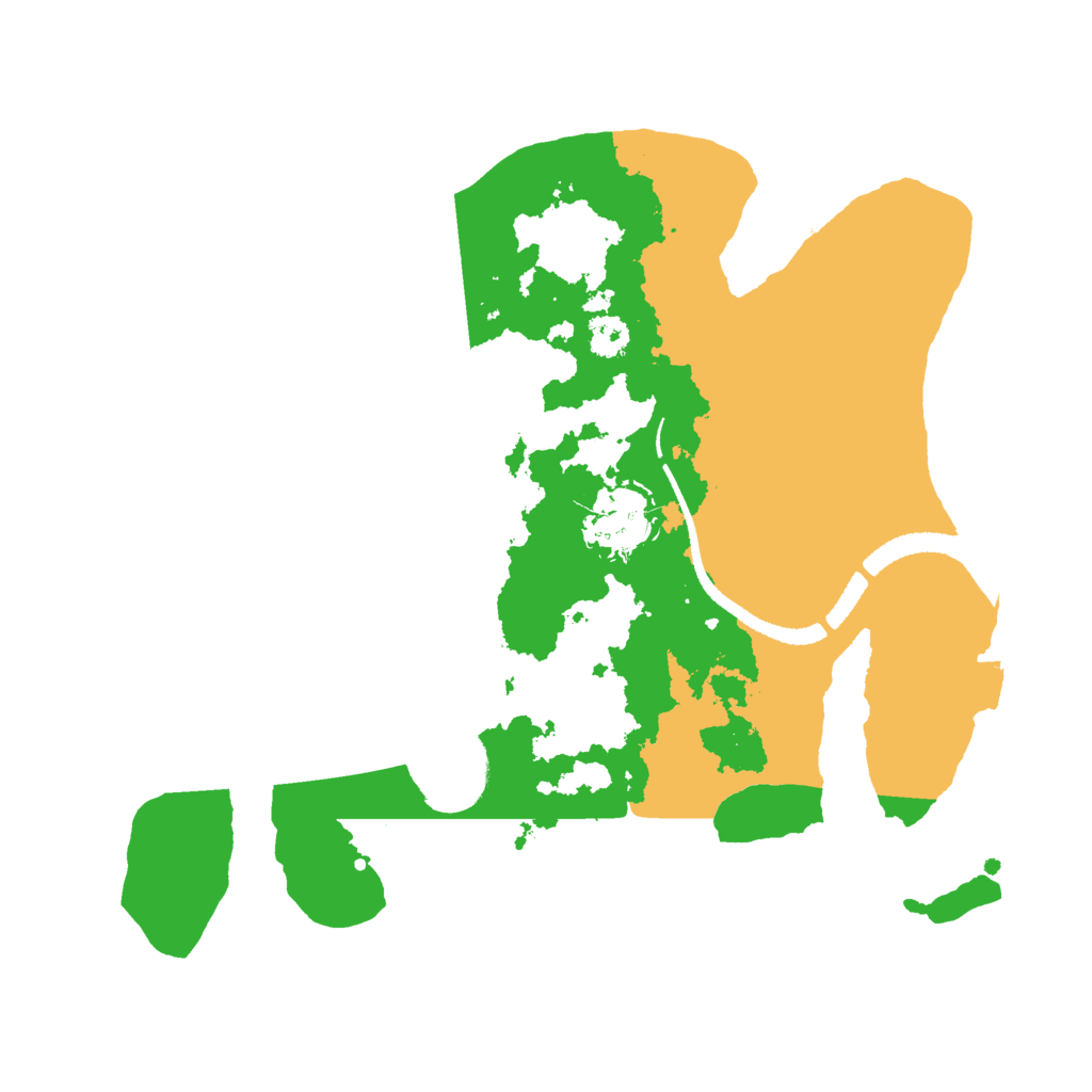 Biome Rust Map: Procedural Map, Size: 2650, Seed: 165236245