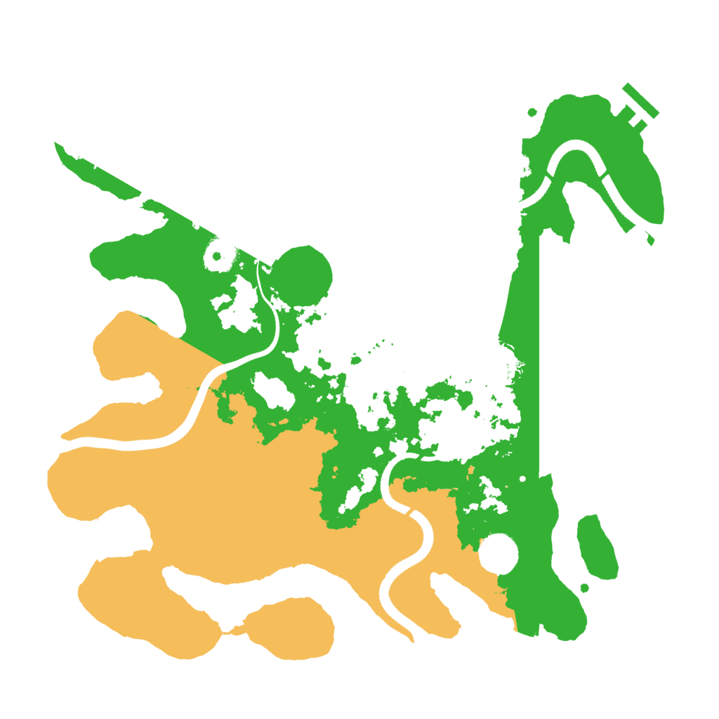 Biome Rust Map: Procedural Map, Size: 3300, Seed: 806043347