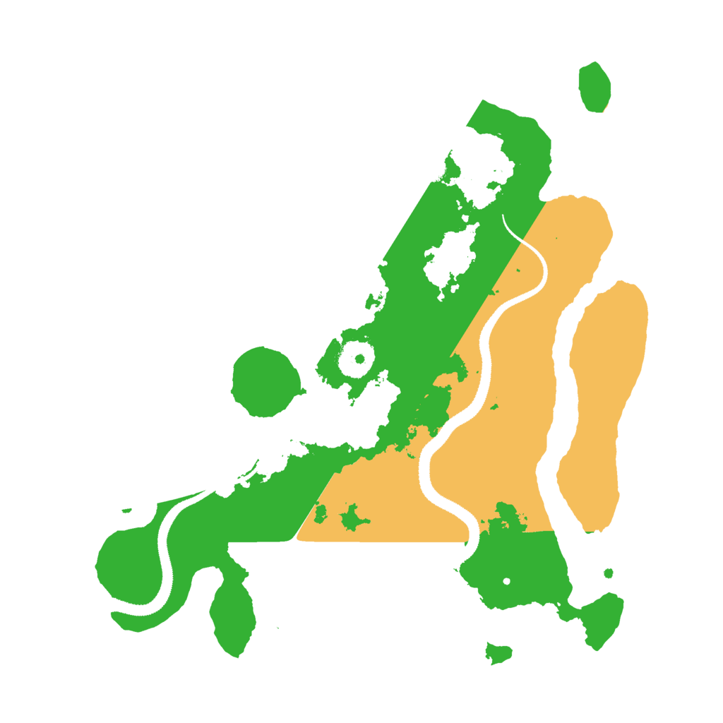 Biome Rust Map: Procedural Map, Size: 3000, Seed: 20251018