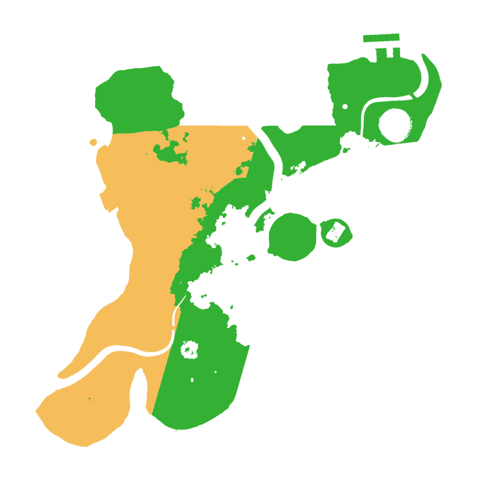 Biome Rust Map: Procedural Map, Size: 2800, Seed: 323526082