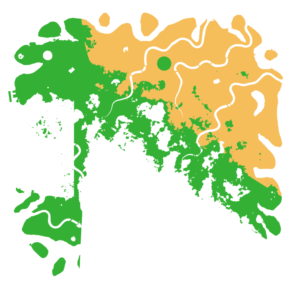 Biome Rust Map: Procedural Map, Size: 5500, Seed: 594592656