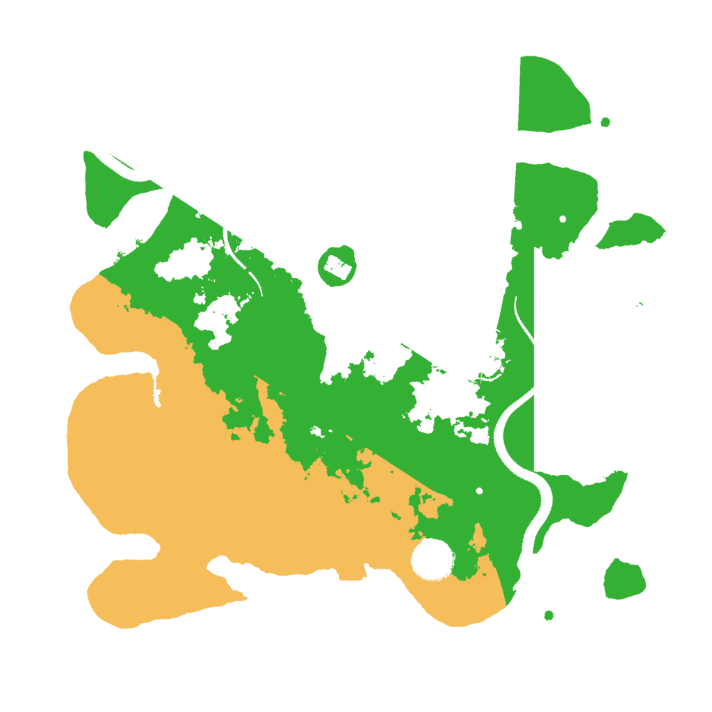 Biome Rust Map: Procedural Map, Size: 3000, Seed: 886313406