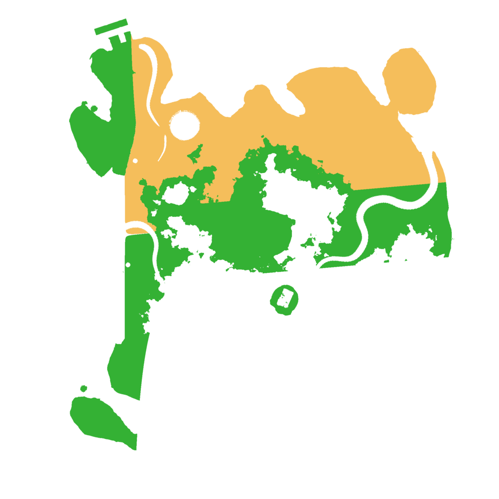 Biome Rust Map: Procedural Map, Size: 3000, Seed: 18967979