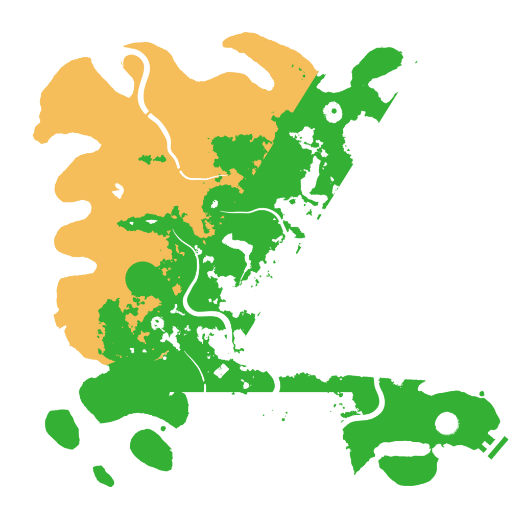 Biome Rust Map: Procedural Map, Size: 4000, Seed: 28544
