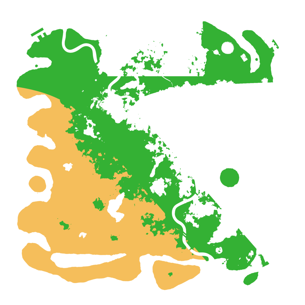 Biome Rust Map: Procedural Map, Size: 4500, Seed: 23985476