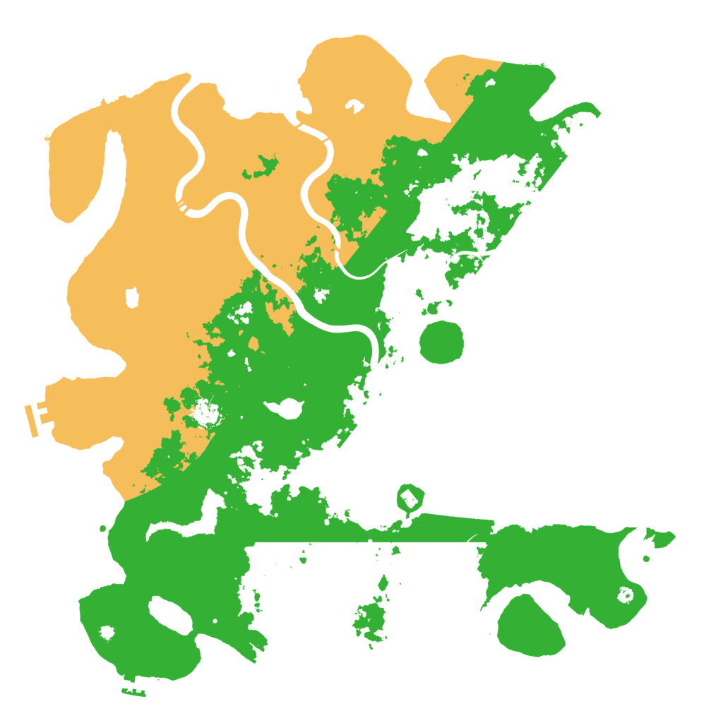 Biome Rust Map: Procedural Map, Size: 4500, Seed: 470899788