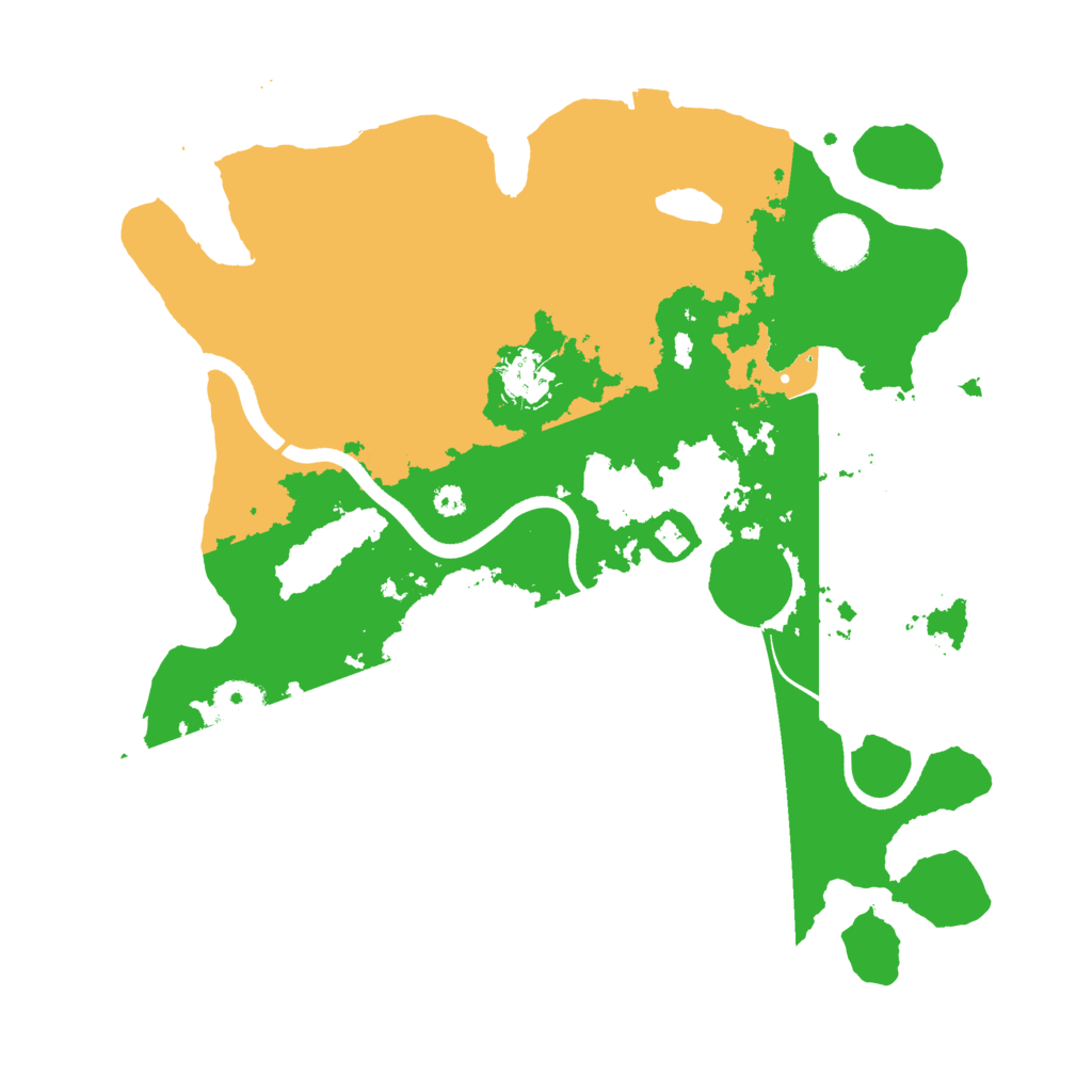Biome Rust Map: Procedural Map, Size: 3500, Seed: 2067542337