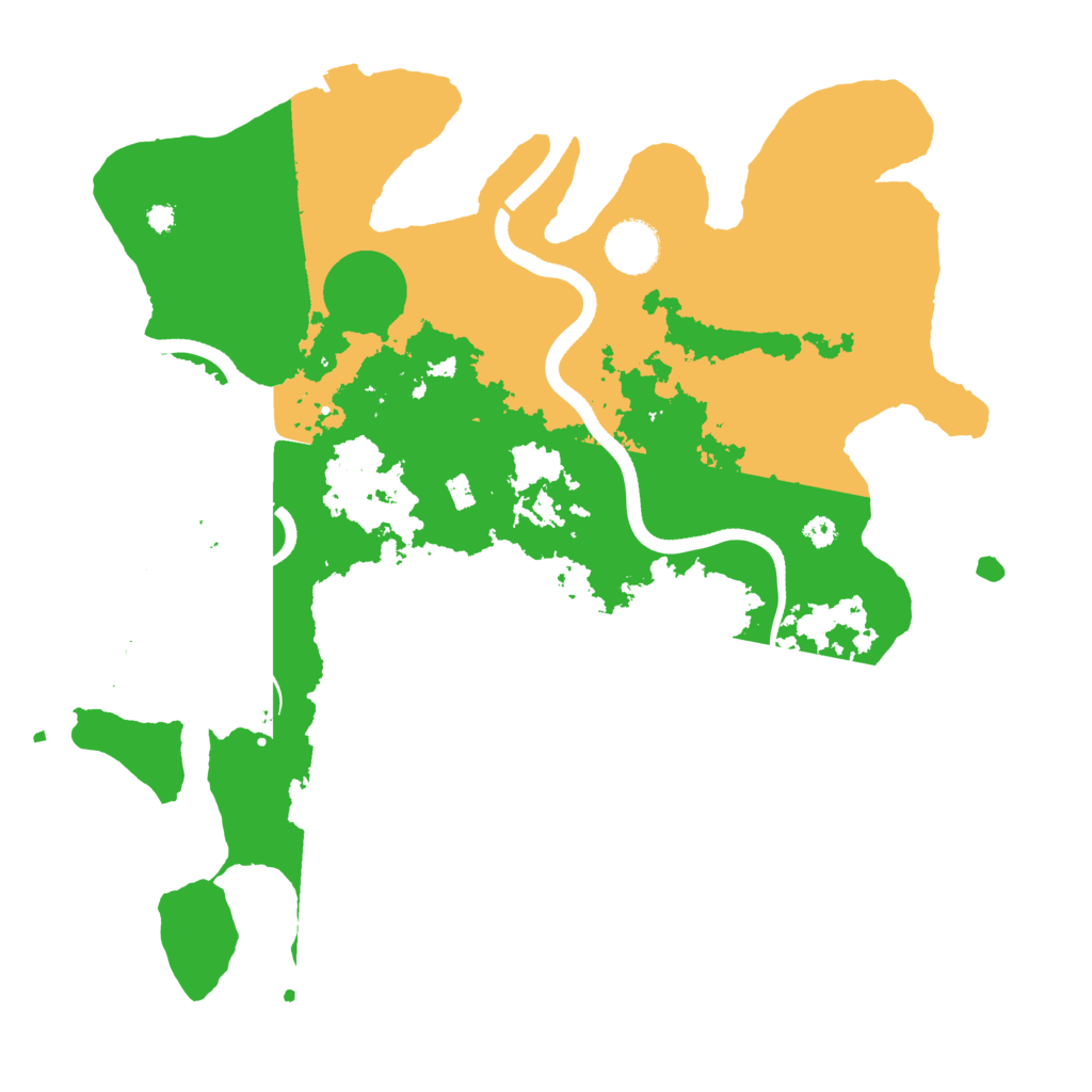 Biome Rust Map: Procedural Map, Size: 3555, Seed: 9865