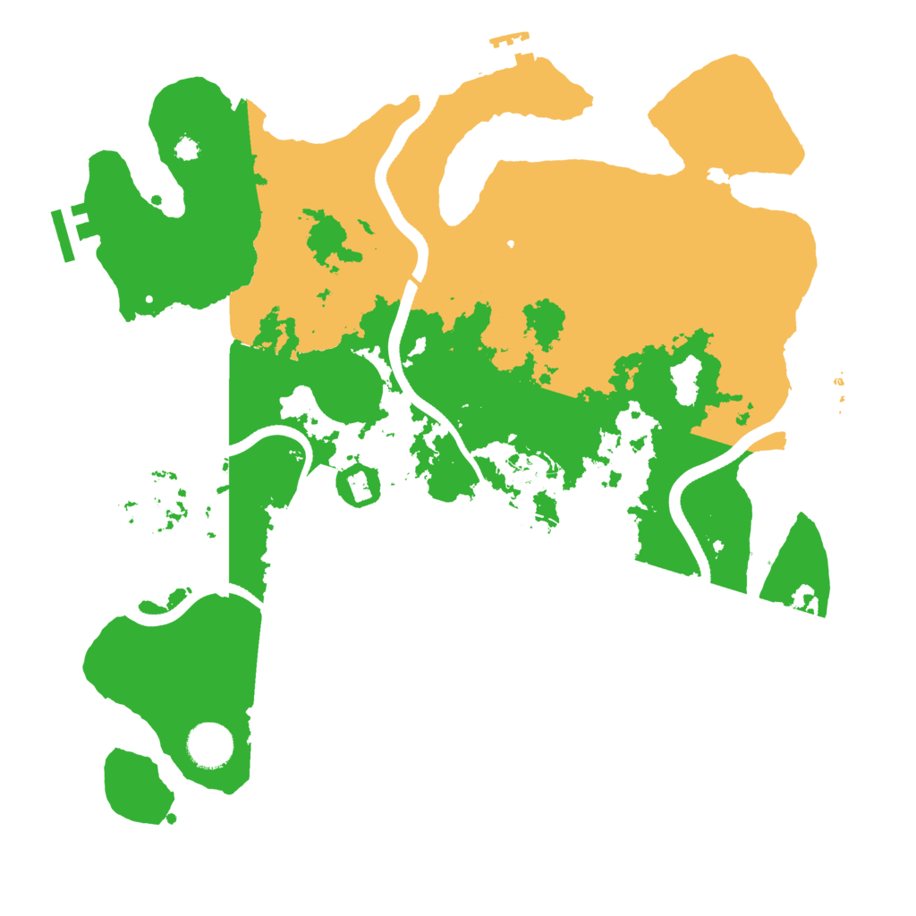 Biome Rust Map: Procedural Map, Size: 3500, Seed: 589323378