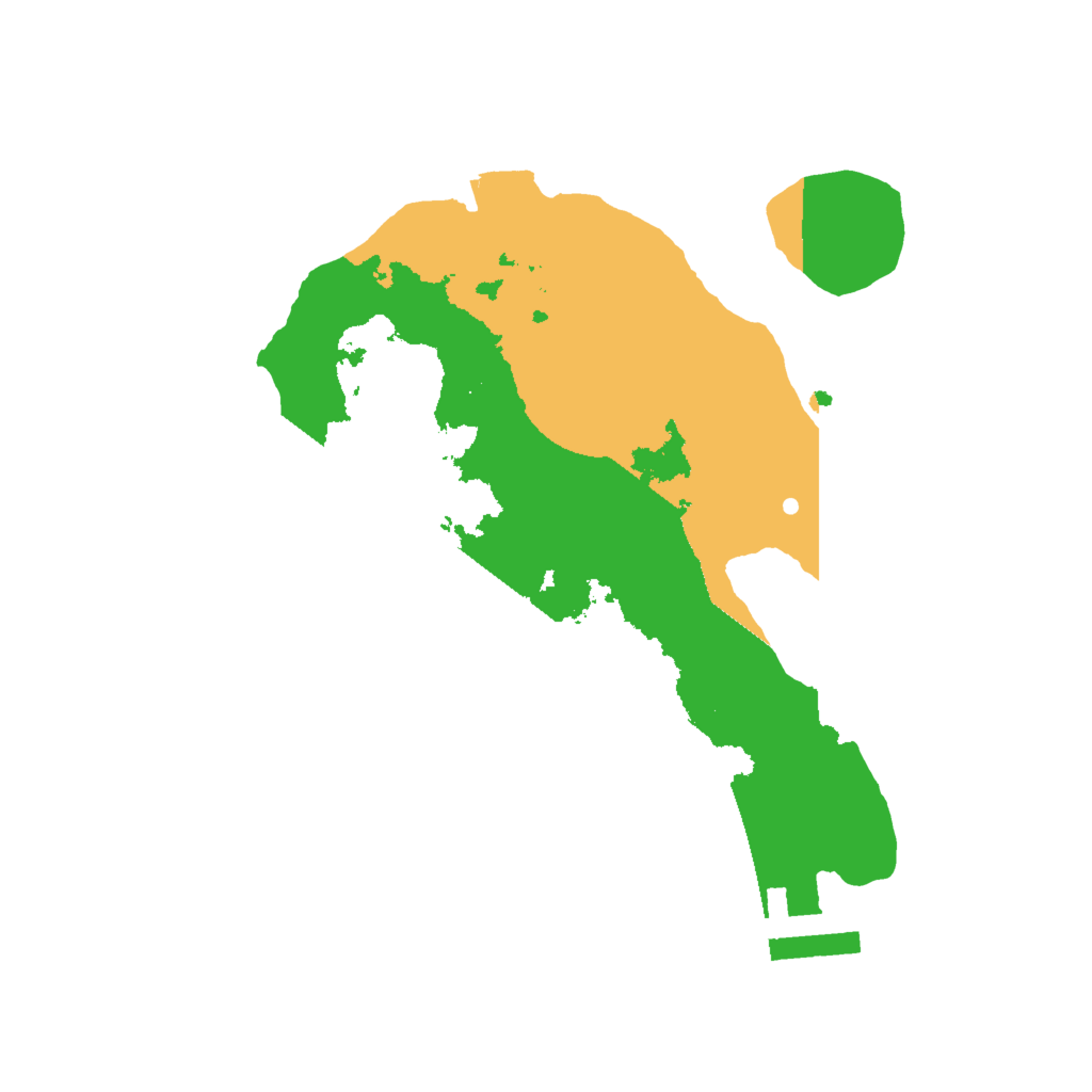 Biome Rust Map: Procedural Map, Size: 2000, Seed: 497238431