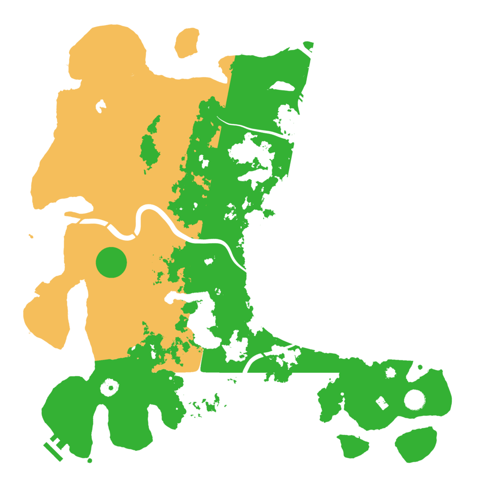 Biome Rust Map: Procedural Map, Size: 4250, Seed: 21446652