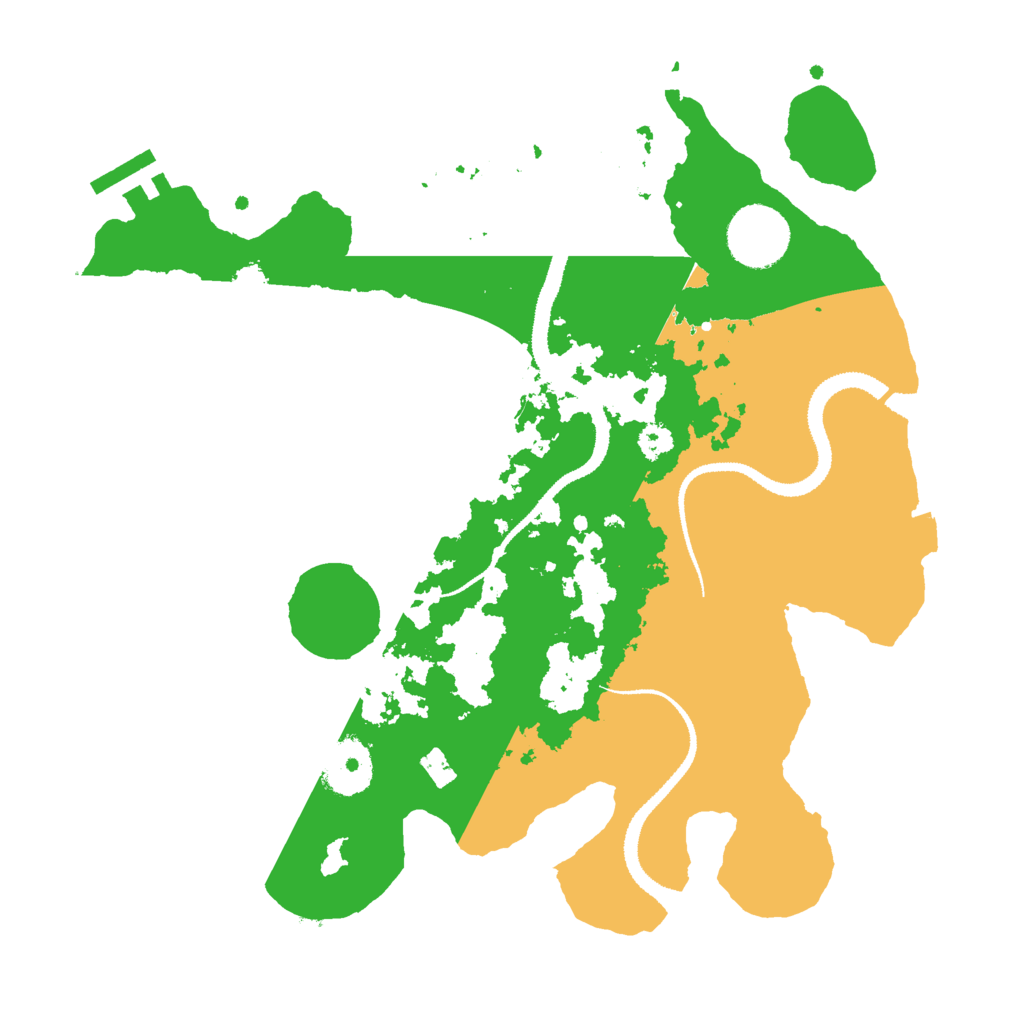 Biome Rust Map: Procedural Map, Size: 3000, Seed: 139506506