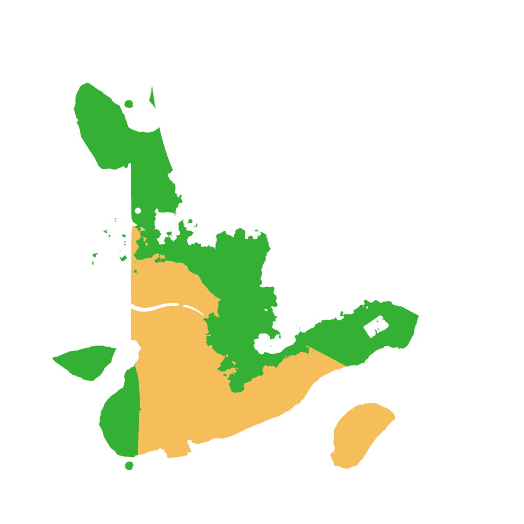 Biome Rust Map: Procedural Map, Size: 2500, Seed: 2112226830