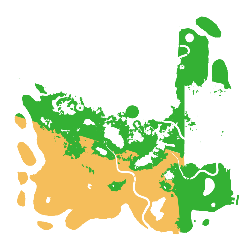 Biome Rust Map: Procedural Map, Size: 5000, Seed: 2106671755