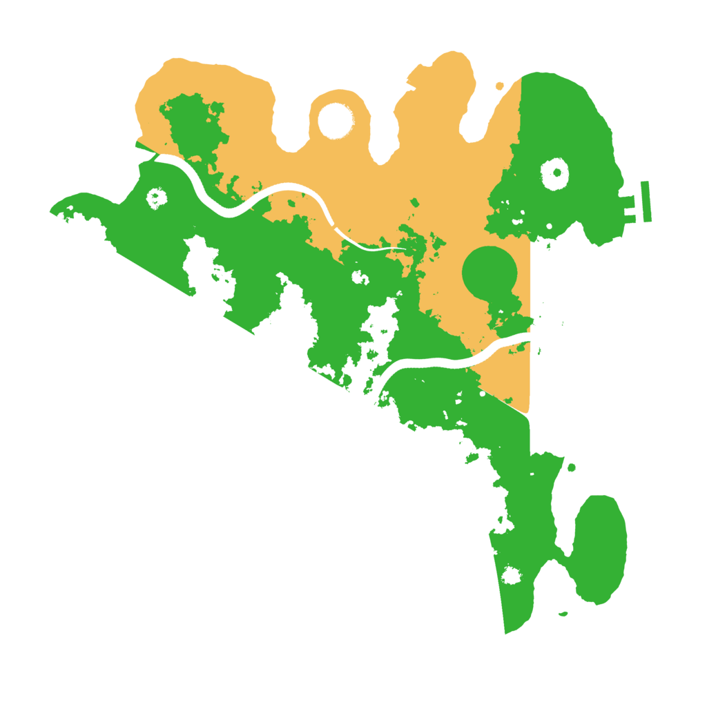 Biome Rust Map: Procedural Map, Size: 3500, Seed: 1498132942