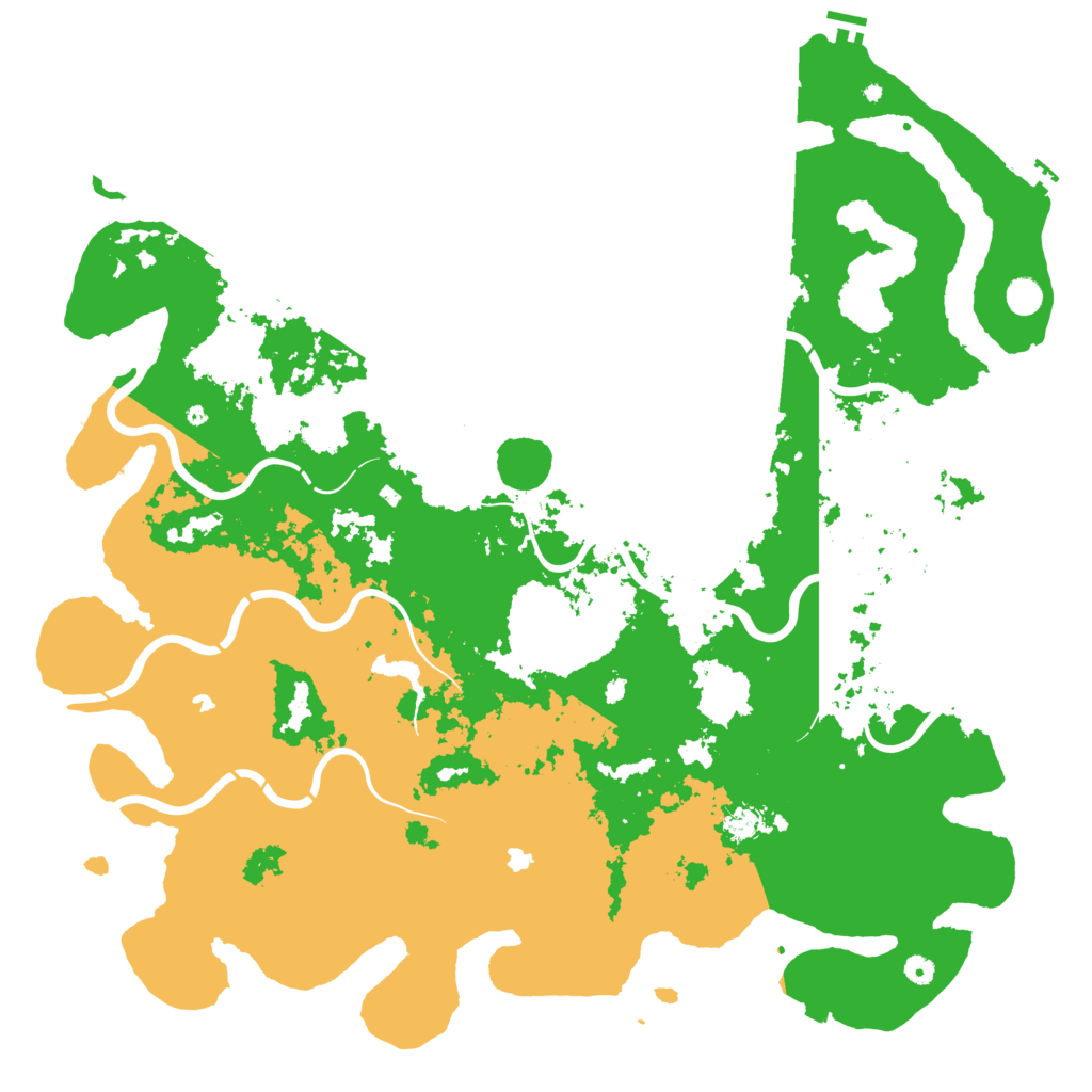 Biome Rust Map: Procedural Map, Size: 5500, Seed: 916720645