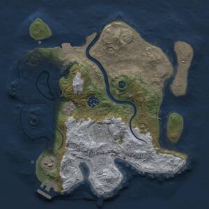 Thumbnail Rust Map: Procedural Map, Size: 2800, Seed: 480390903, 10 Monuments