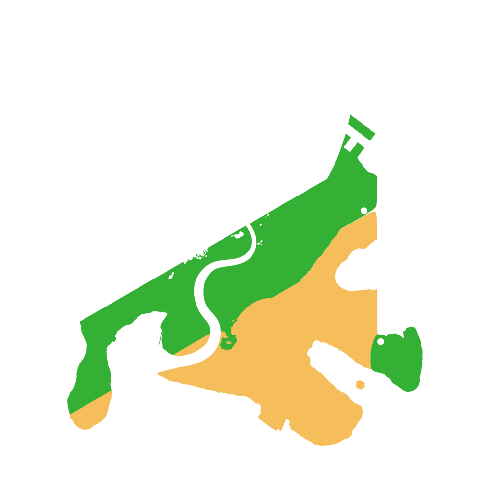 Biome Rust Map: Procedural Map, Size: 2200, Seed: 1152868817