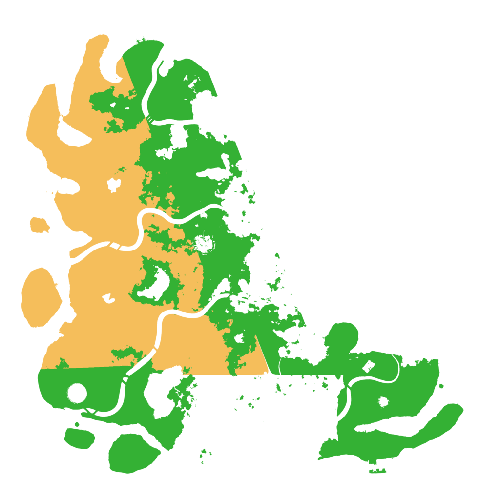 Biome Rust Map: Procedural Map, Size: 4500, Seed: 5687984