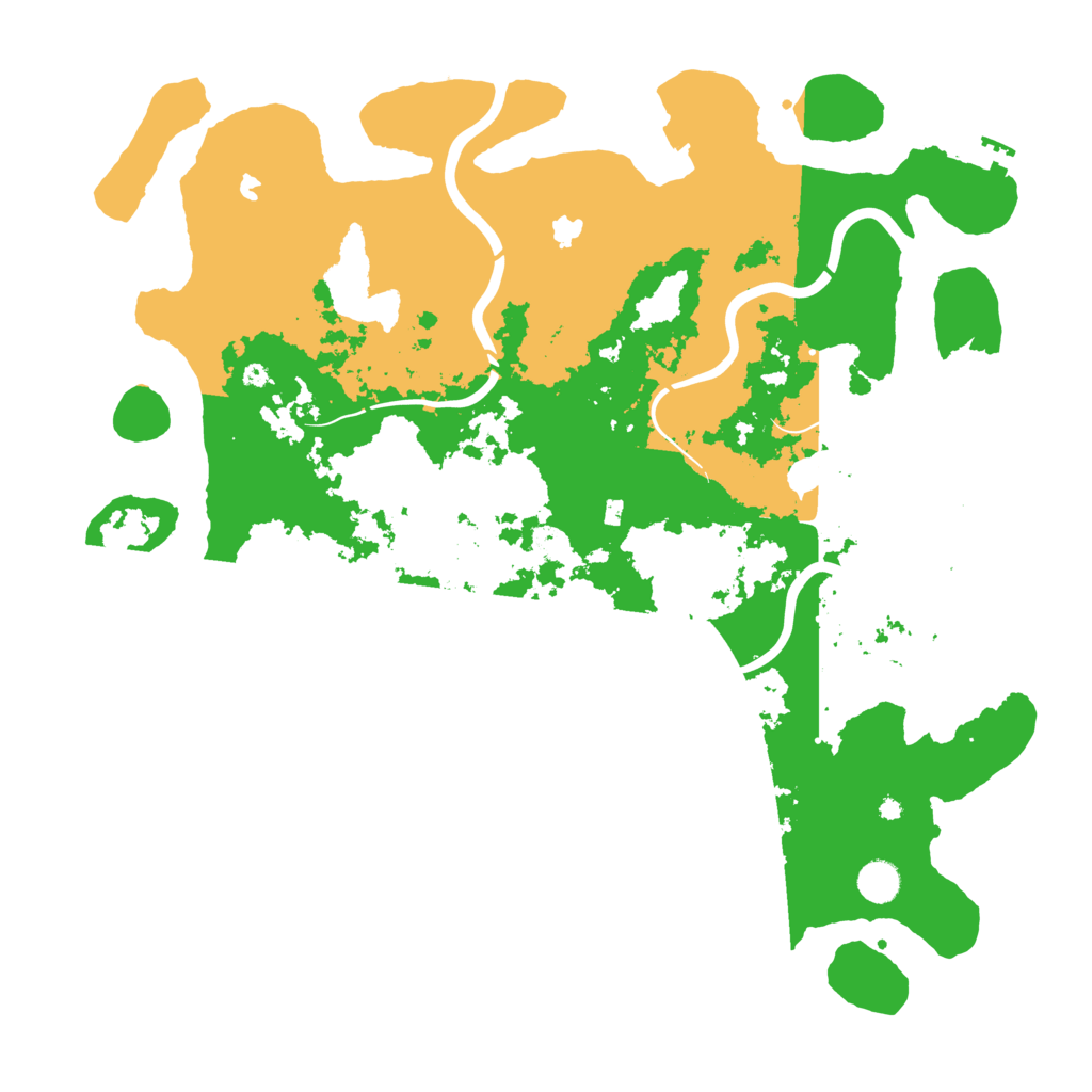 Biome Rust Map: Procedural Map, Size: 4500, Seed: 480584641
