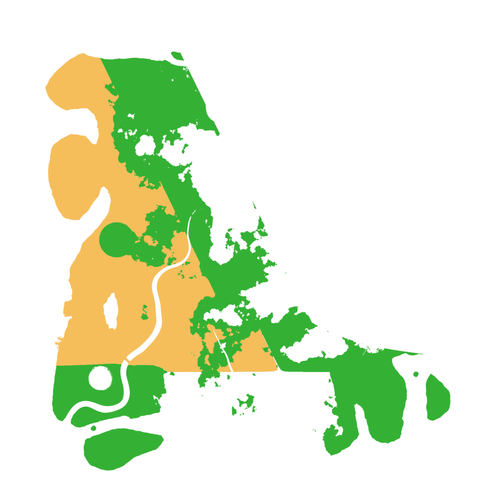 Biome Rust Map: Procedural Map, Size: 3750, Seed: 156308689