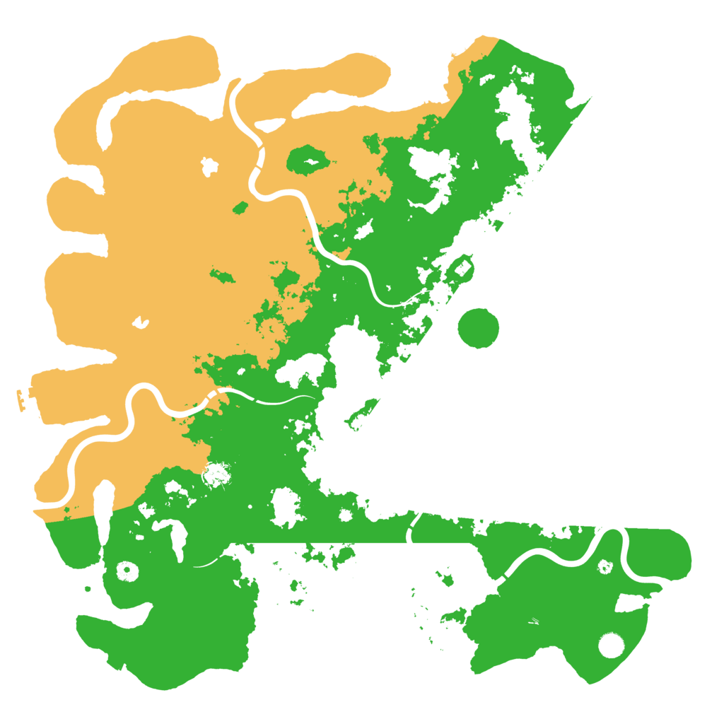 Biome Rust Map: Procedural Map, Size: 5000, Seed: 310618505