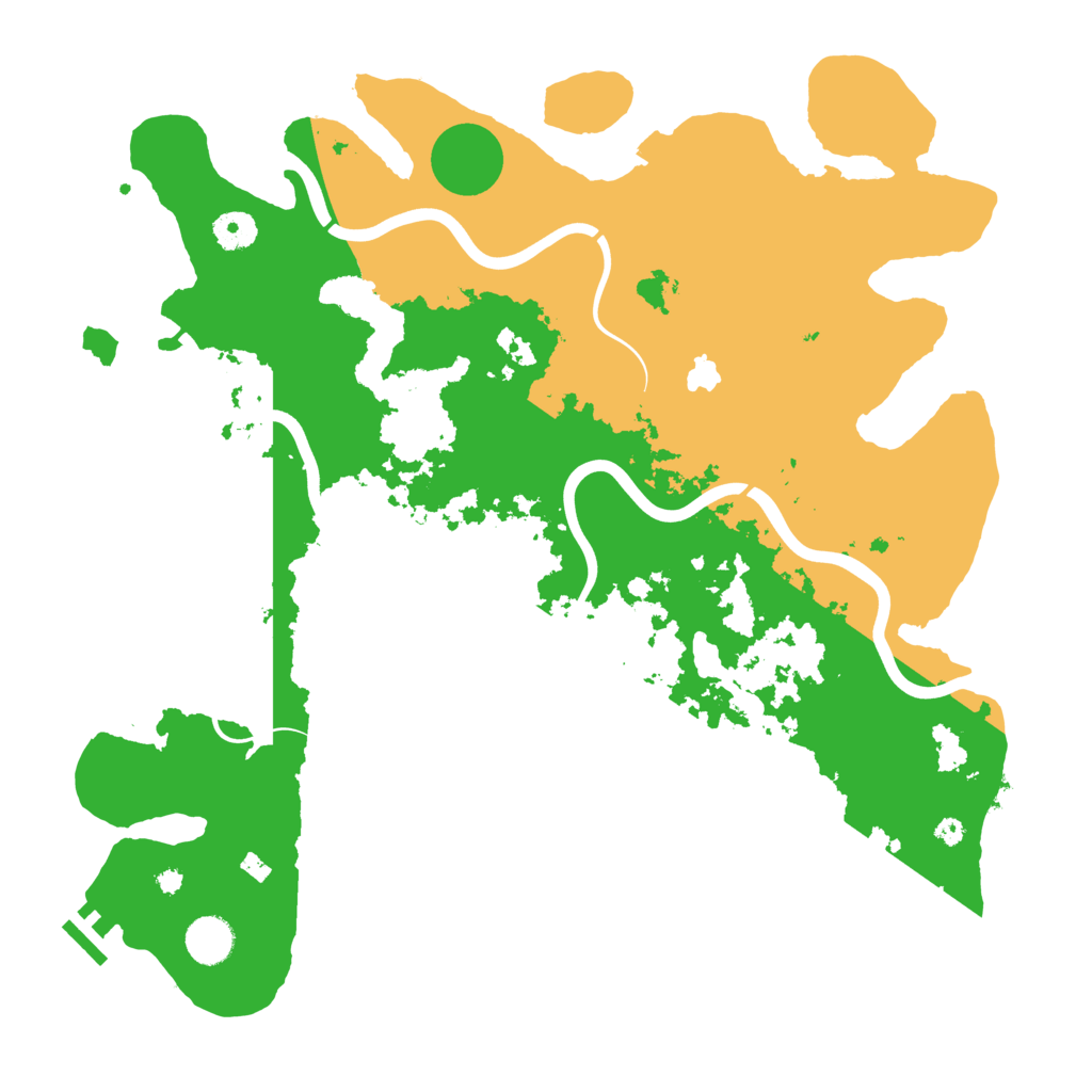 Biome Rust Map: Procedural Map, Size: 4000, Seed: 35476