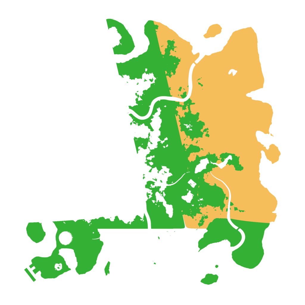 Biome Rust Map: Procedural Map, Size: 4000, Seed: 1116112116