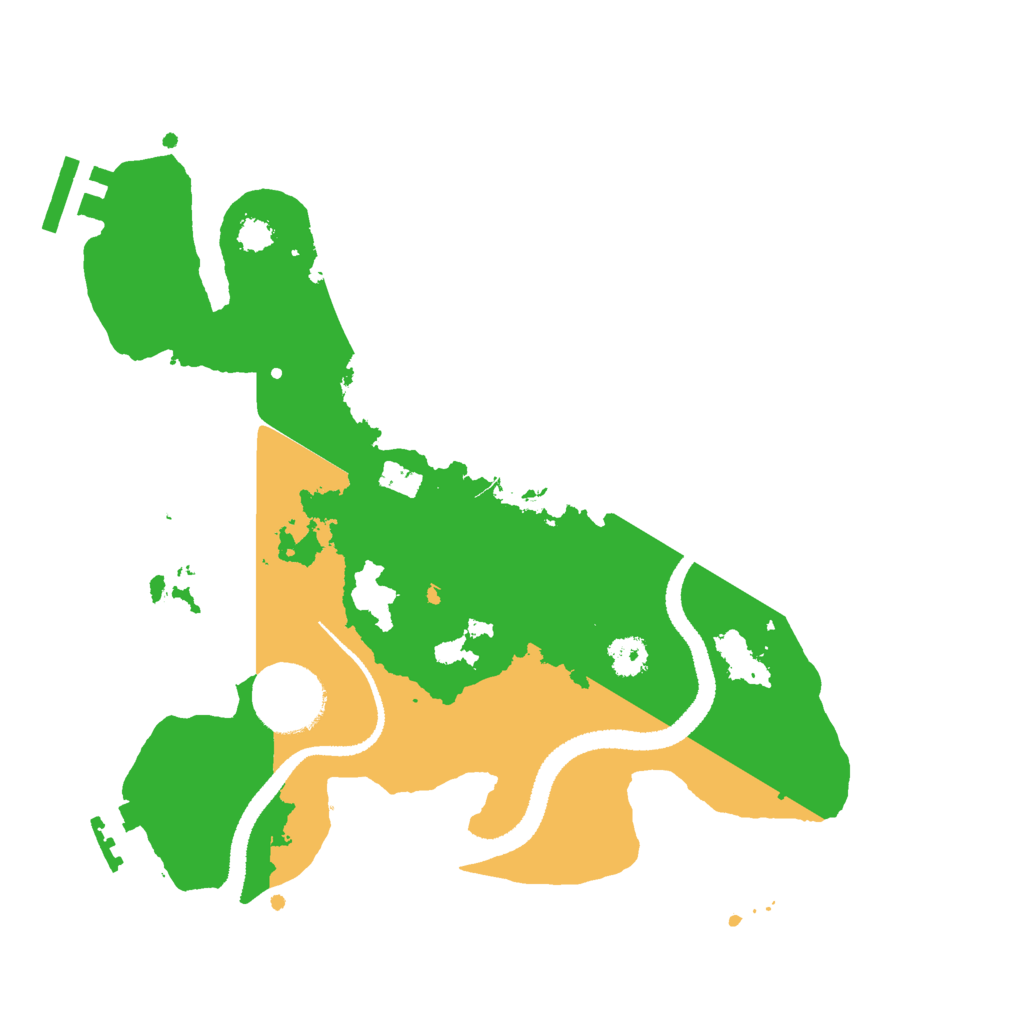 Biome Rust Map: Procedural Map, Size: 2700, Seed: 354123