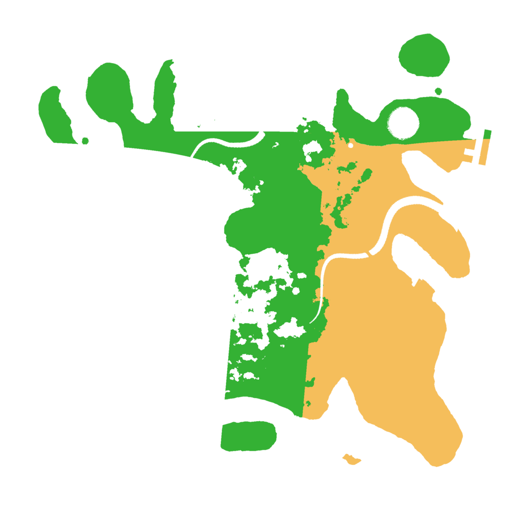 Biome Rust Map: Procedural Map, Size: 3000, Seed: 1514504665