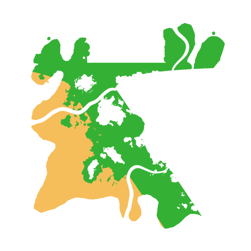 Biome Rust Map: Procedural Map, Size: 3000, Seed: 1336014483