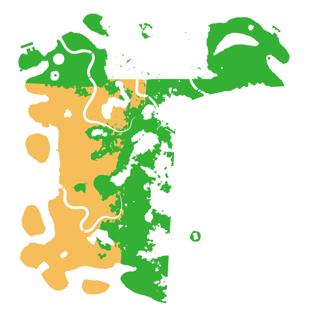 Biome Rust Map: Procedural Map, Size: 5000, Seed: 2096273524