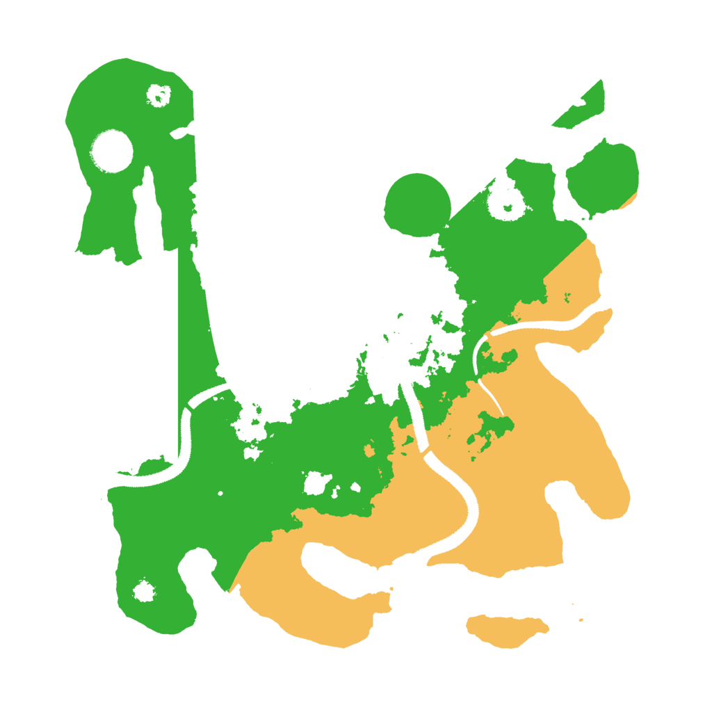 Biome Rust Map: Procedural Map, Size: 3000, Seed: 11439