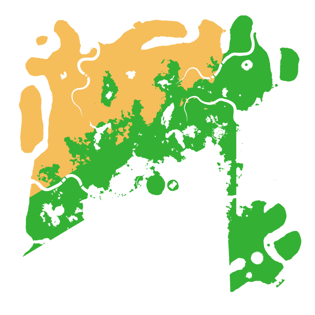 Biome Rust Map: Procedural Map, Size: 4500, Seed: 1004506700