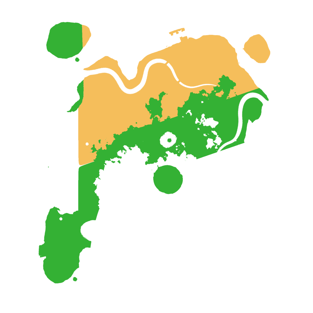 Biome Rust Map: Procedural Map, Size: 3000, Seed: 1534229550