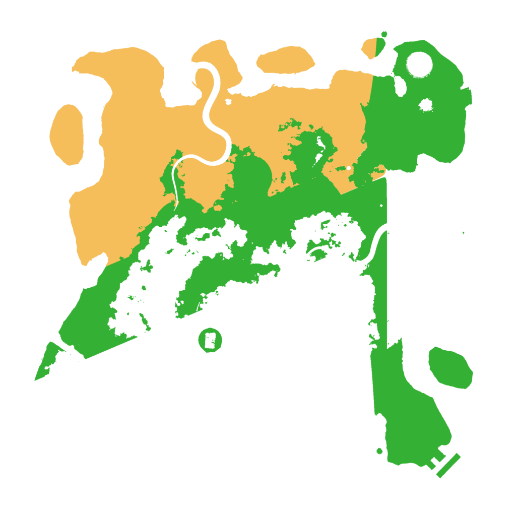 Biome Rust Map: Procedural Map, Size: 3500, Seed: 945051932