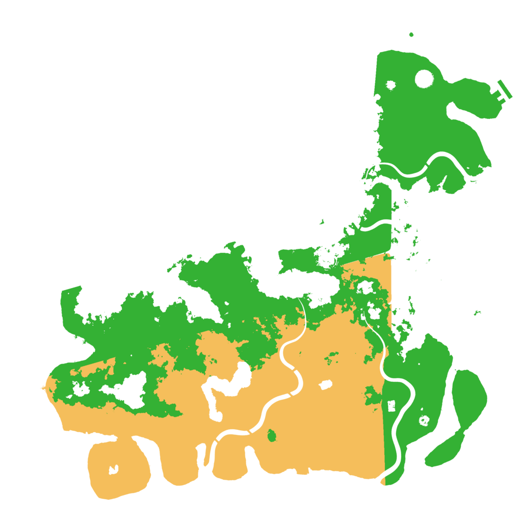 Biome Rust Map: Procedural Map, Size: 5000, Seed: 655443