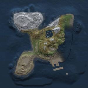 Thumbnail Rust Map: Procedural Map, Size: 1750, Seed: 1102859408, 6 Monuments