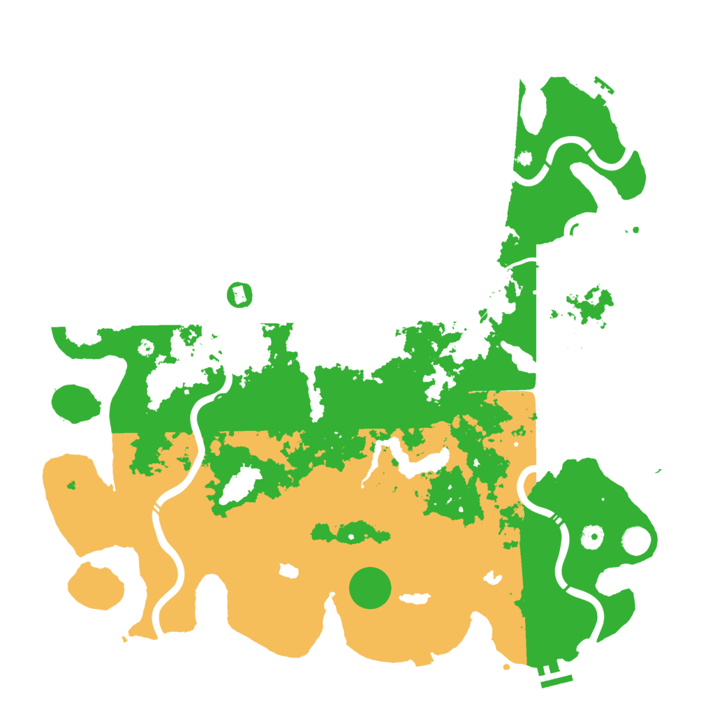 Biome Rust Map: Procedural Map, Size: 4500, Seed: 176420567
