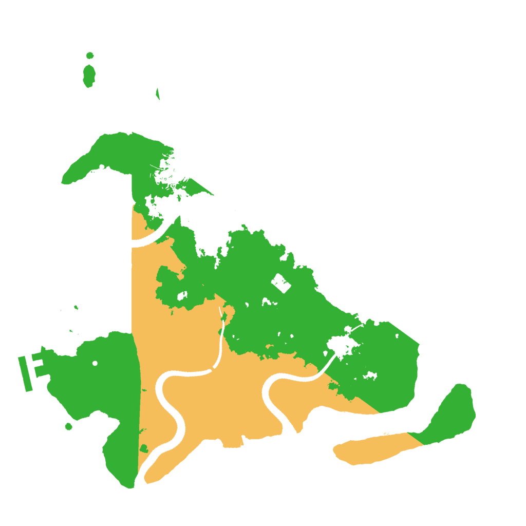 Biome Rust Map: Procedural Map, Size: 3000, Seed: 2025110415