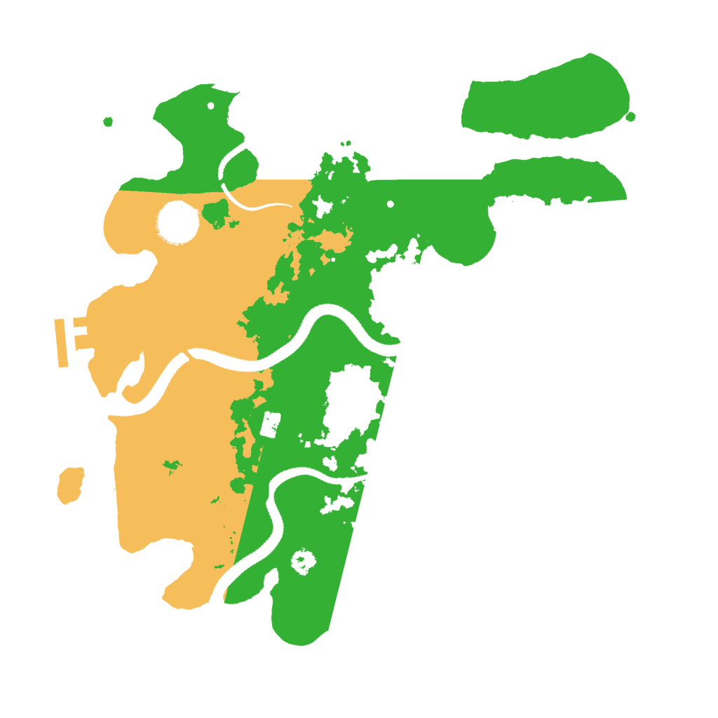 Biome Rust Map: Procedural Map, Size: 3000, Seed: 1748092383