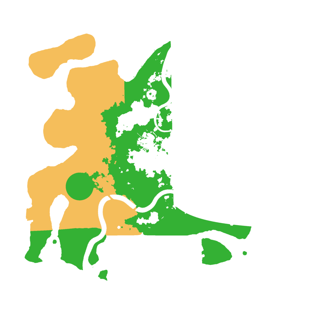 Biome Rust Map: Procedural Map, Size: 3000, Seed: 812546