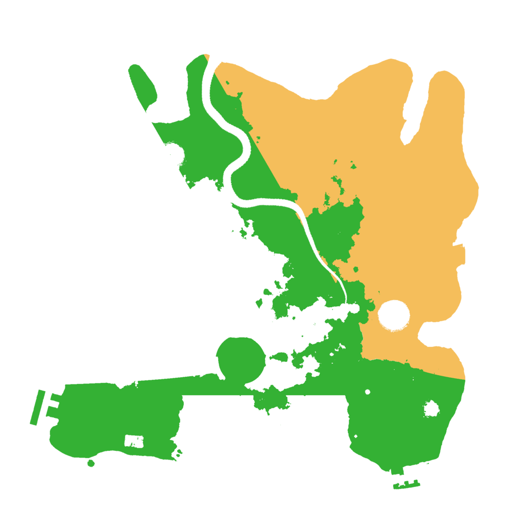 Biome Rust Map: Procedural Map, Size: 3000, Seed: 704194274