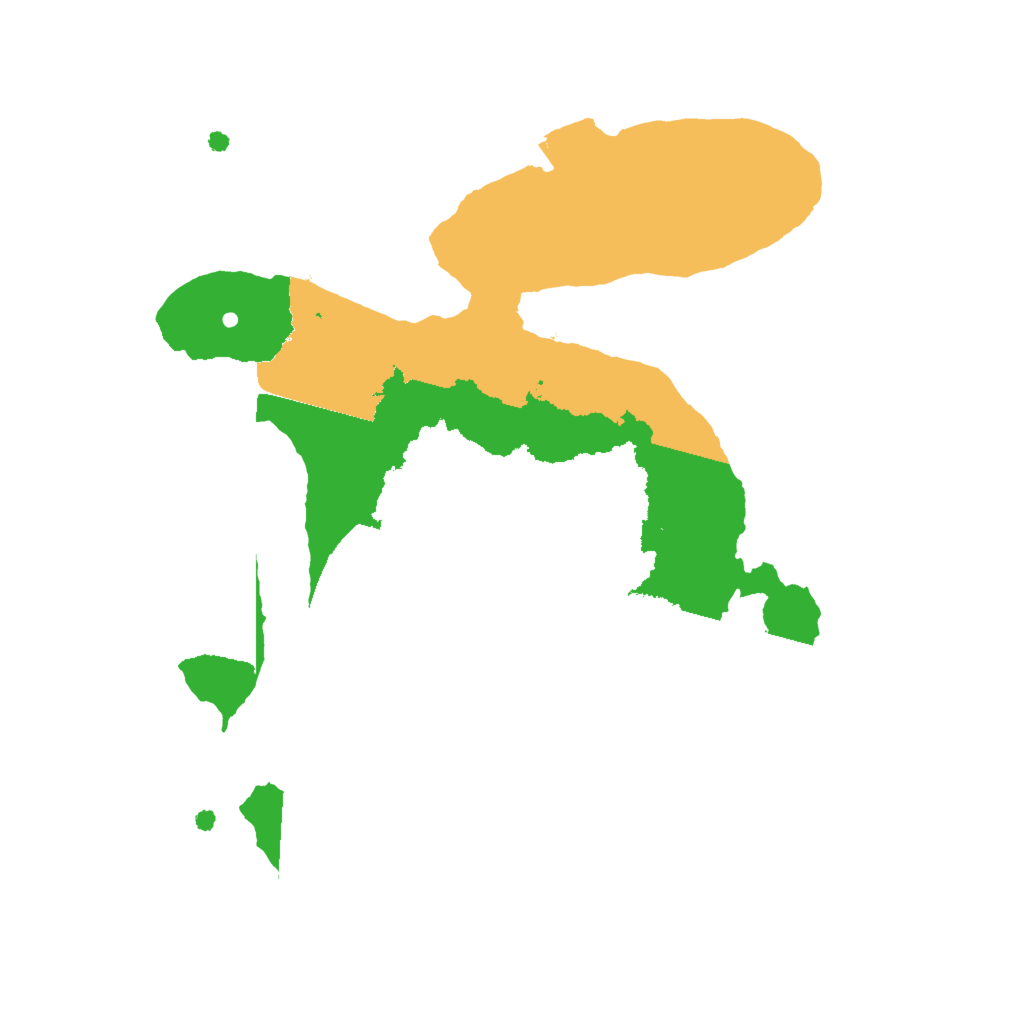 Biome Rust Map: Procedural Map, Size: 2000, Seed: 607029207