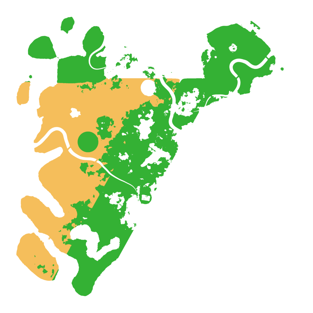 Biome Rust Map: Procedural Map, Size: 4000, Seed: 543078793