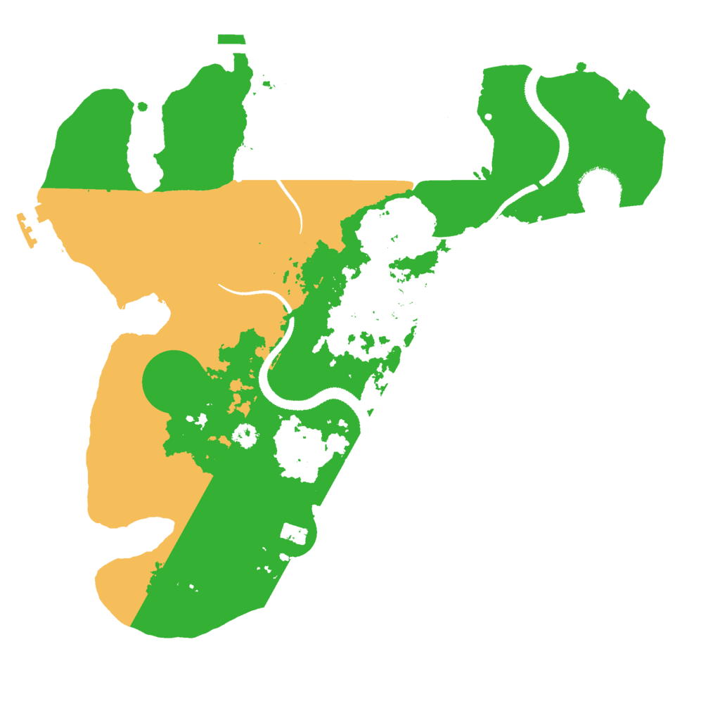 Biome Rust Map: Procedural Map, Size: 3000, Seed: 6231478
