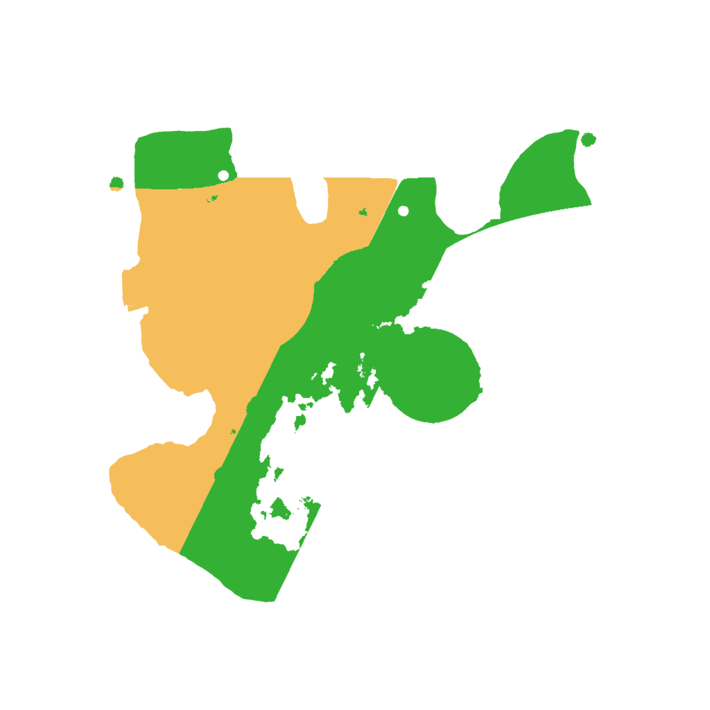 Biome Rust Map: Procedural Map, Size: 2000, Seed: 81577318