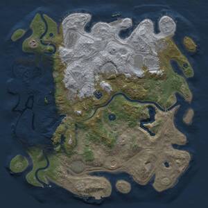 Thumbnail Rust Map: Procedural Map, Size: 4250, Seed: 275632764, 17 Monuments