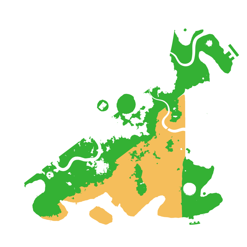Biome Rust Map: Procedural Map, Size: 3500, Seed: 2209