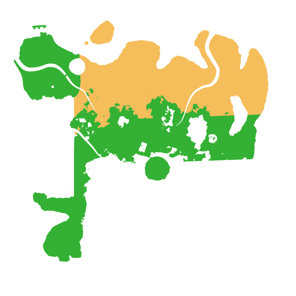 Biome Rust Map: Procedural Map, Size: 3300, Seed: 63749